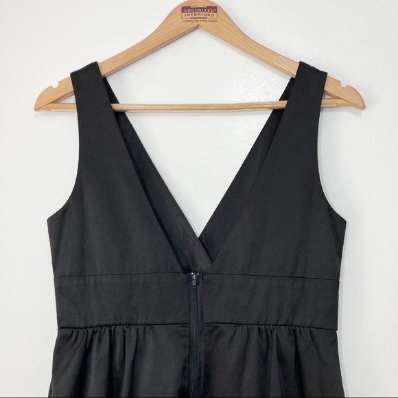 Kopa Satin V-Neck Sleeveless A-Line Ruffled Lace Hem Dress Size S - Picture 10 of 15